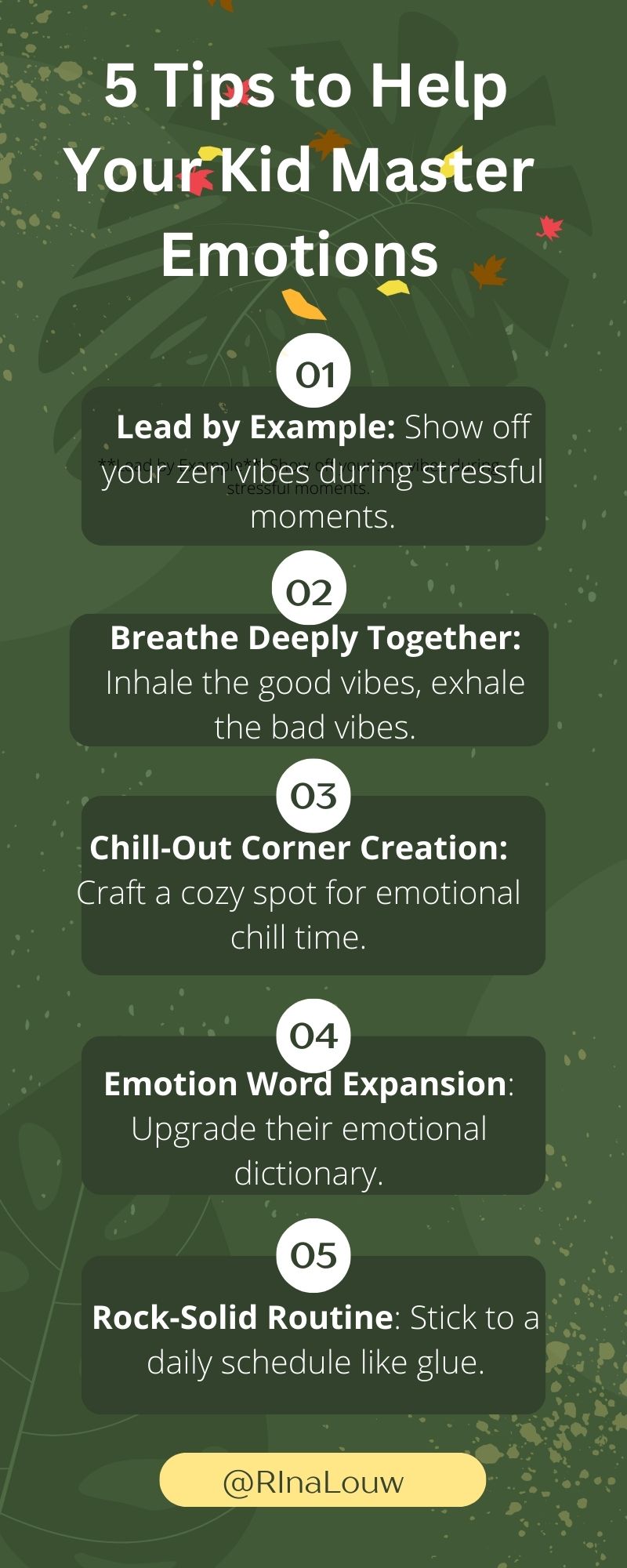 5 tips tp help your kid master emotions