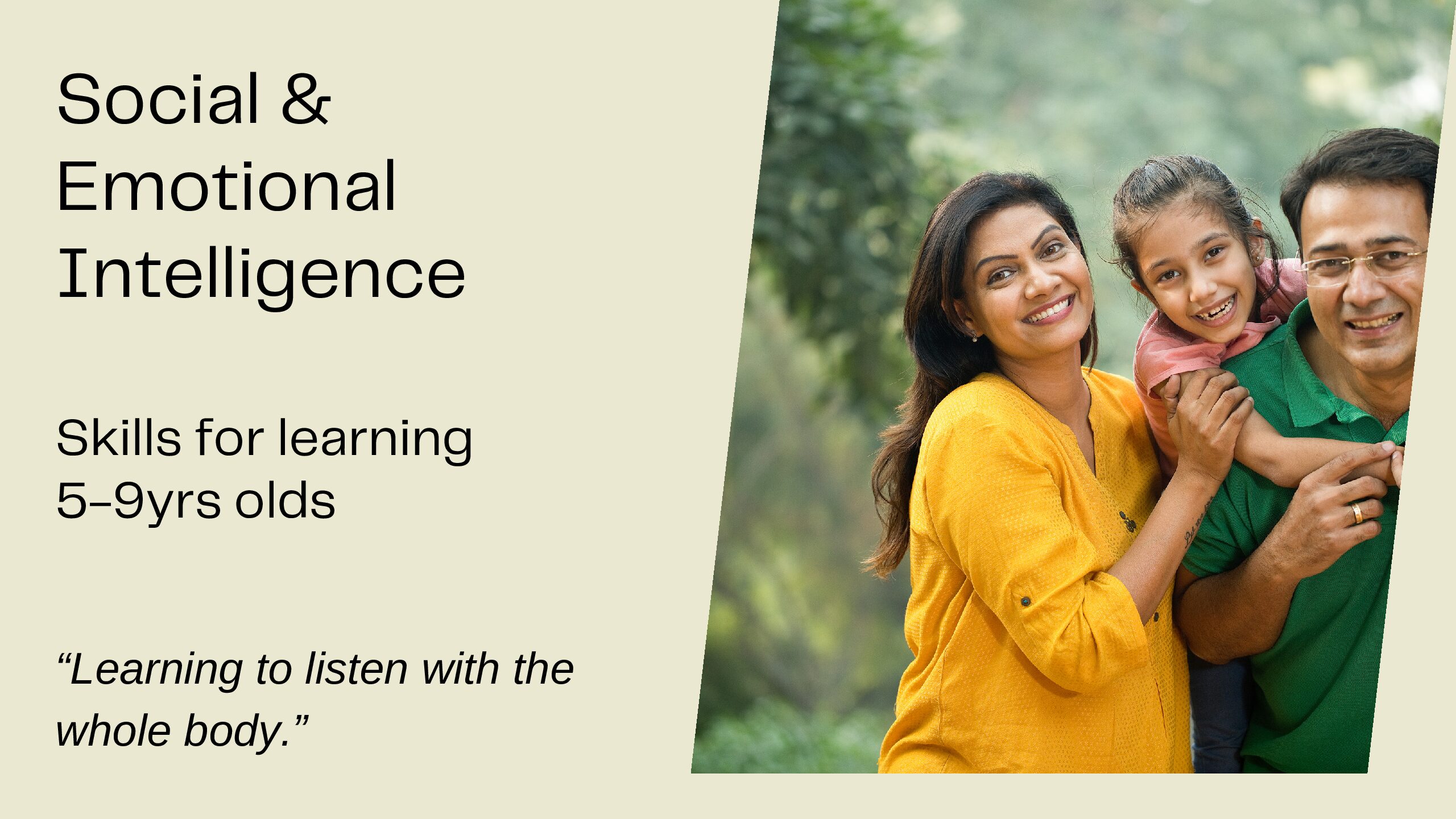 Social-Emotional Intelligence: Session 1 – Listening in Learning