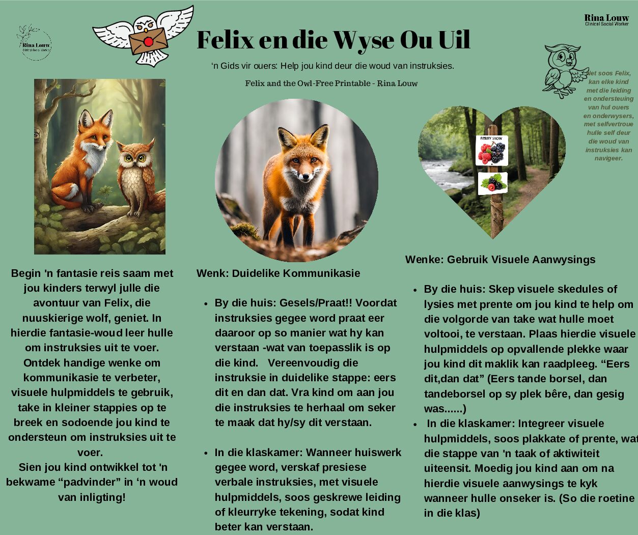 Felix en die Wyse Uil. - Image 3